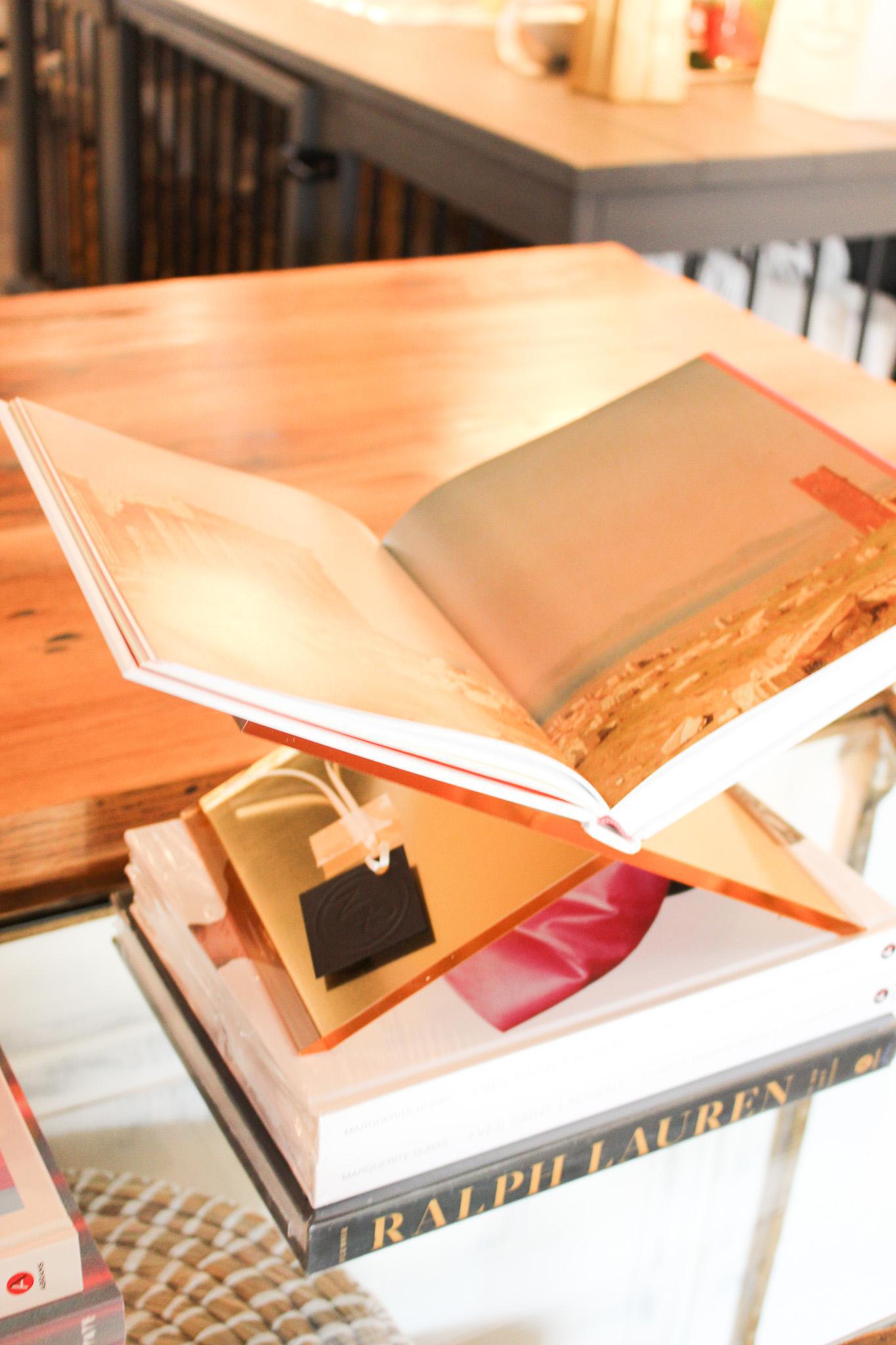 Lucite Book Stand