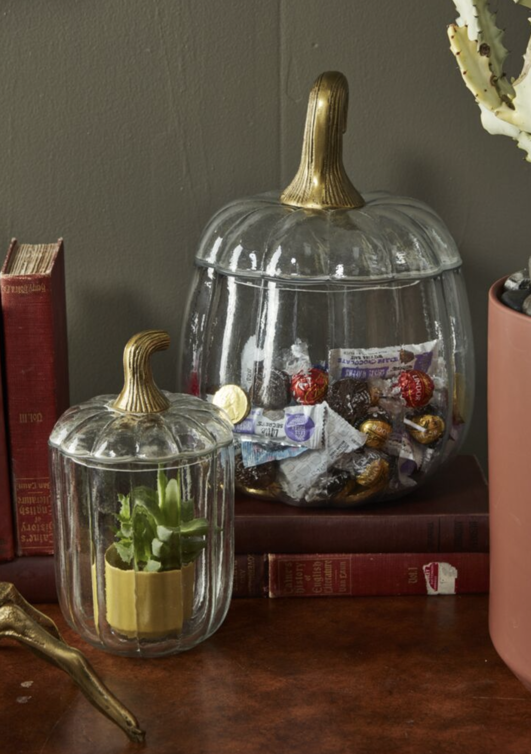 Translucent Pumpkin Terrarium
