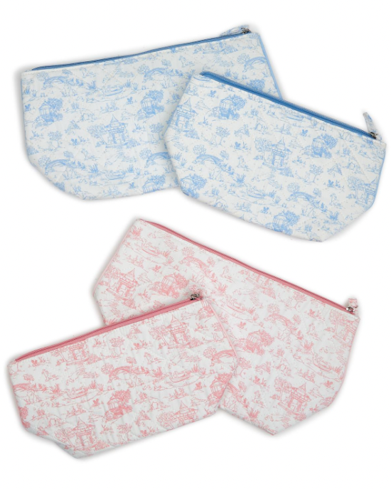 S/2 Toile Pouches