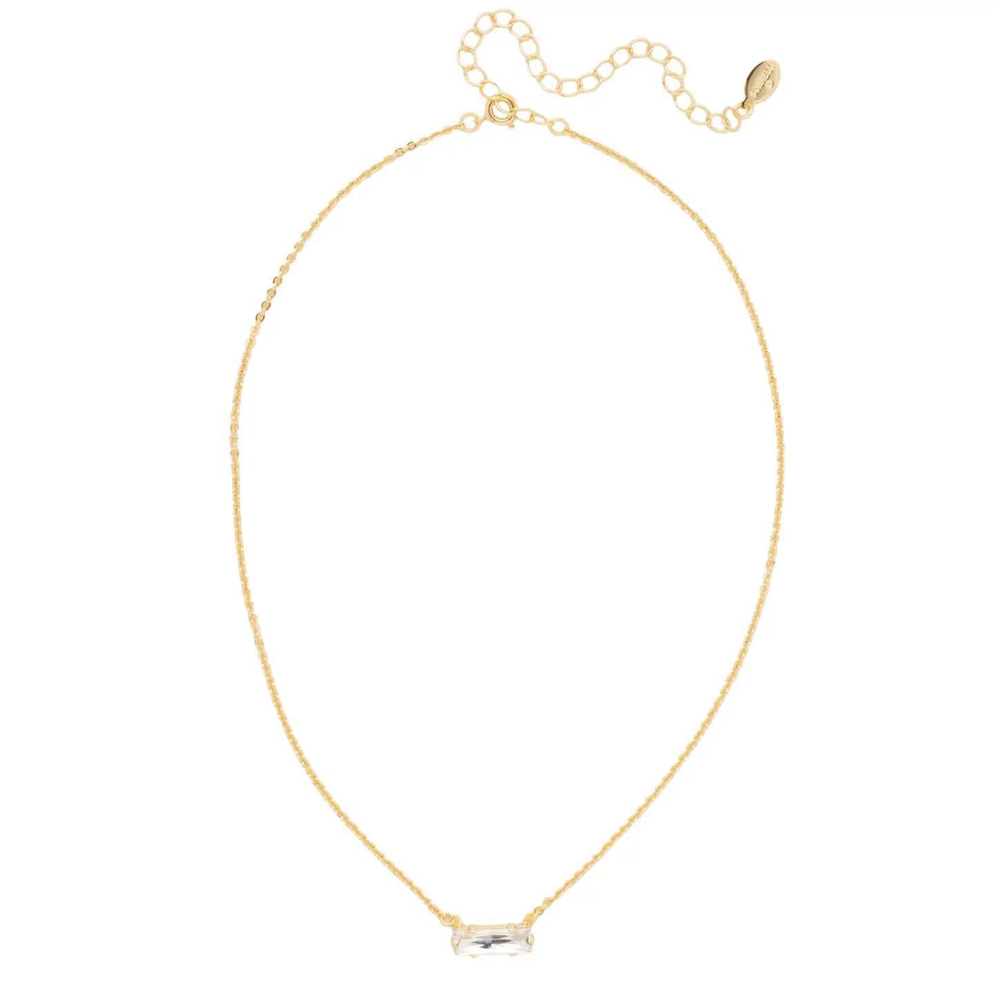 Bindi Clear Pendant Necklace