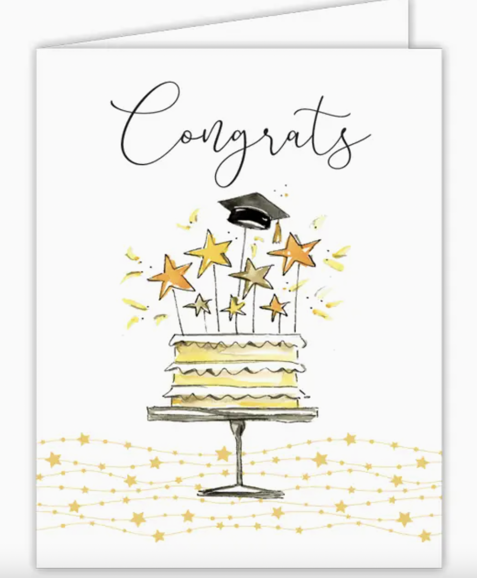 Congrats Grad Cake Card