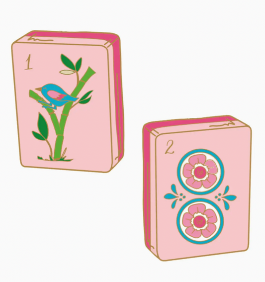 Mahjong Tile Stud Earring