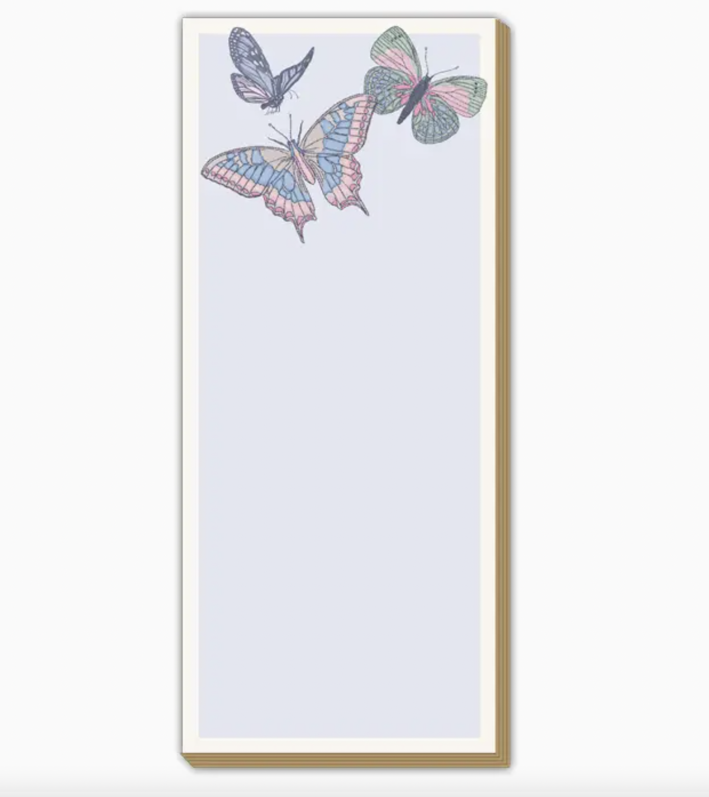 French Blue Butterfly Skinny Pad