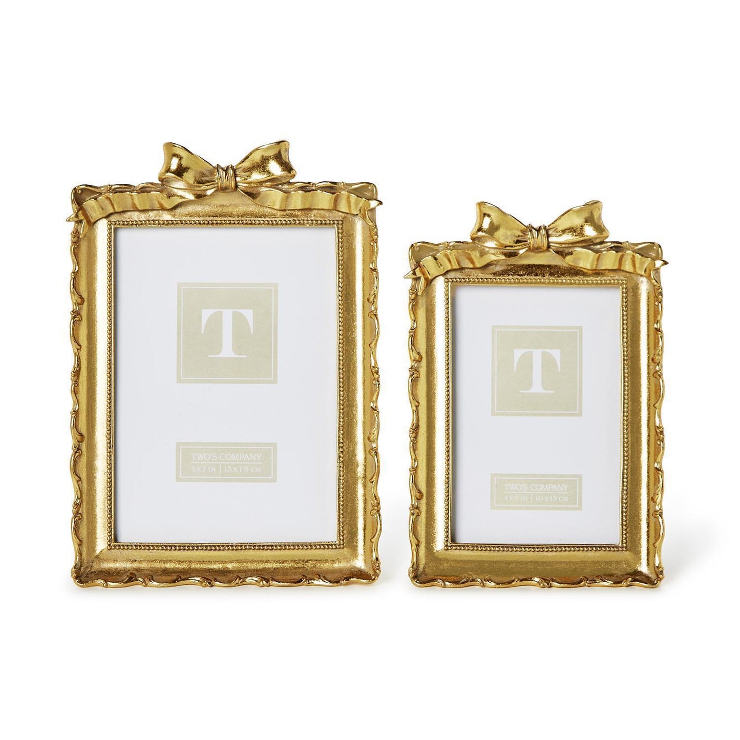 Gold Frame with Bow