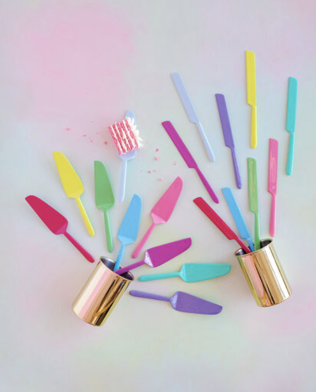 Sugar Sweet Cake Server & Knife Set