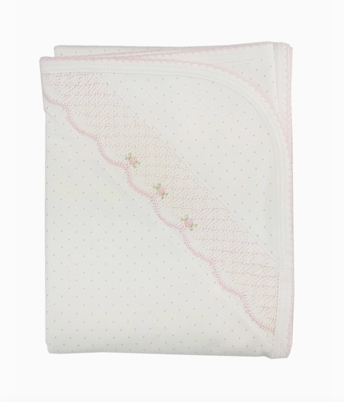 Sweet Pink Dots Baby Blanket