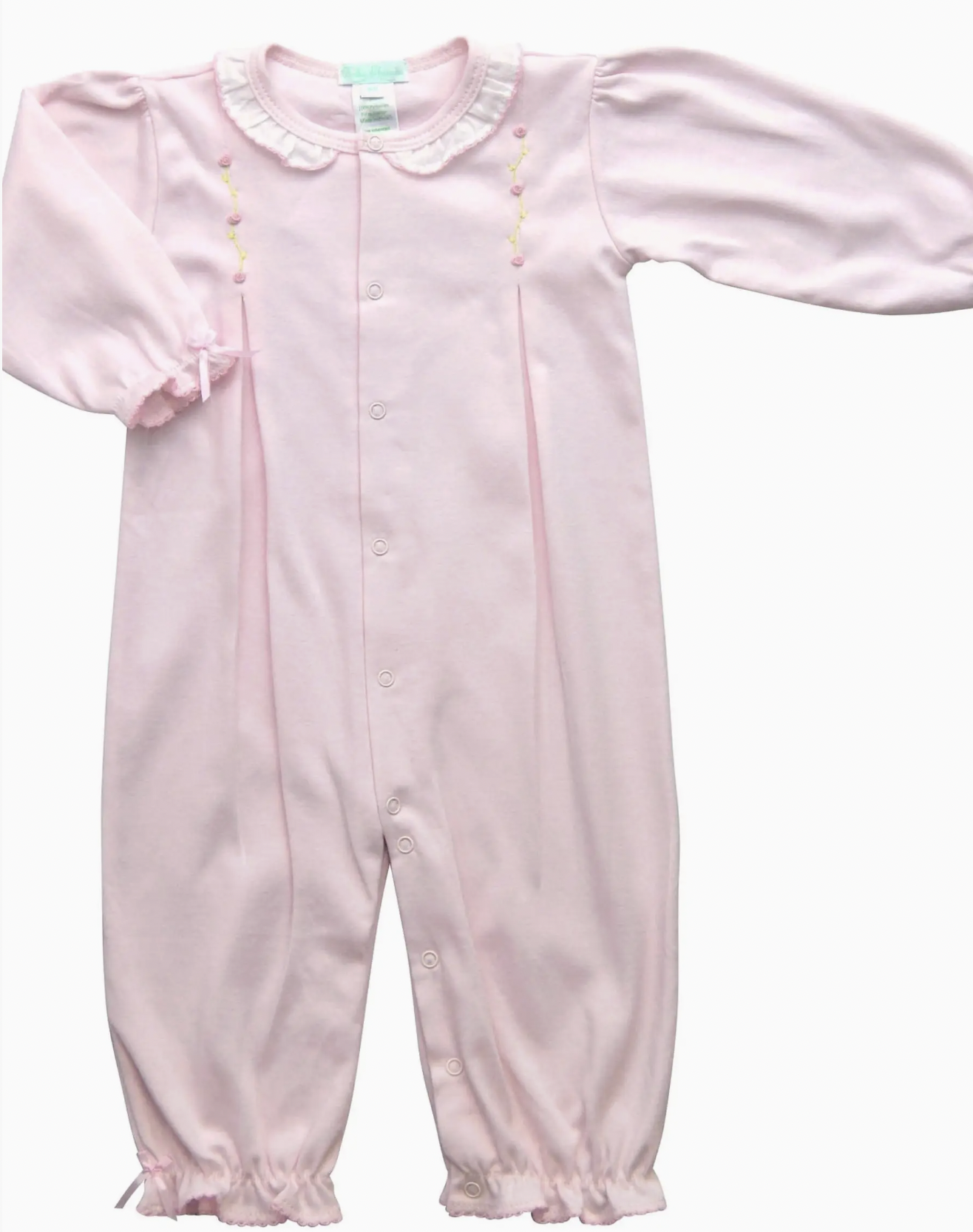 Pink Feathers & Rose Buds Converter Gown