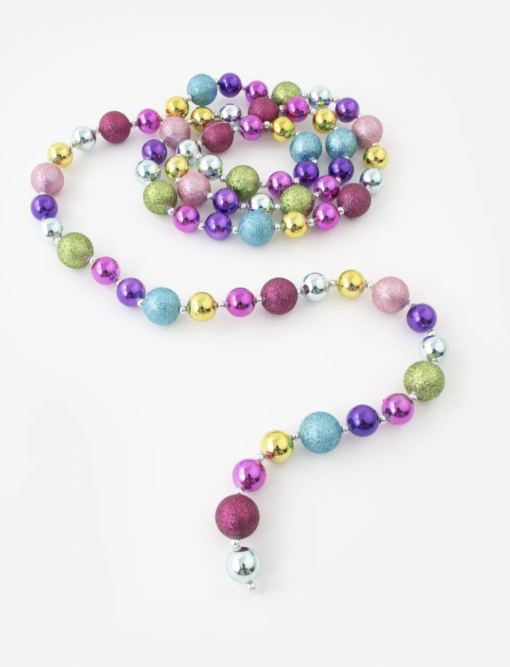 Glitter Ball Garland