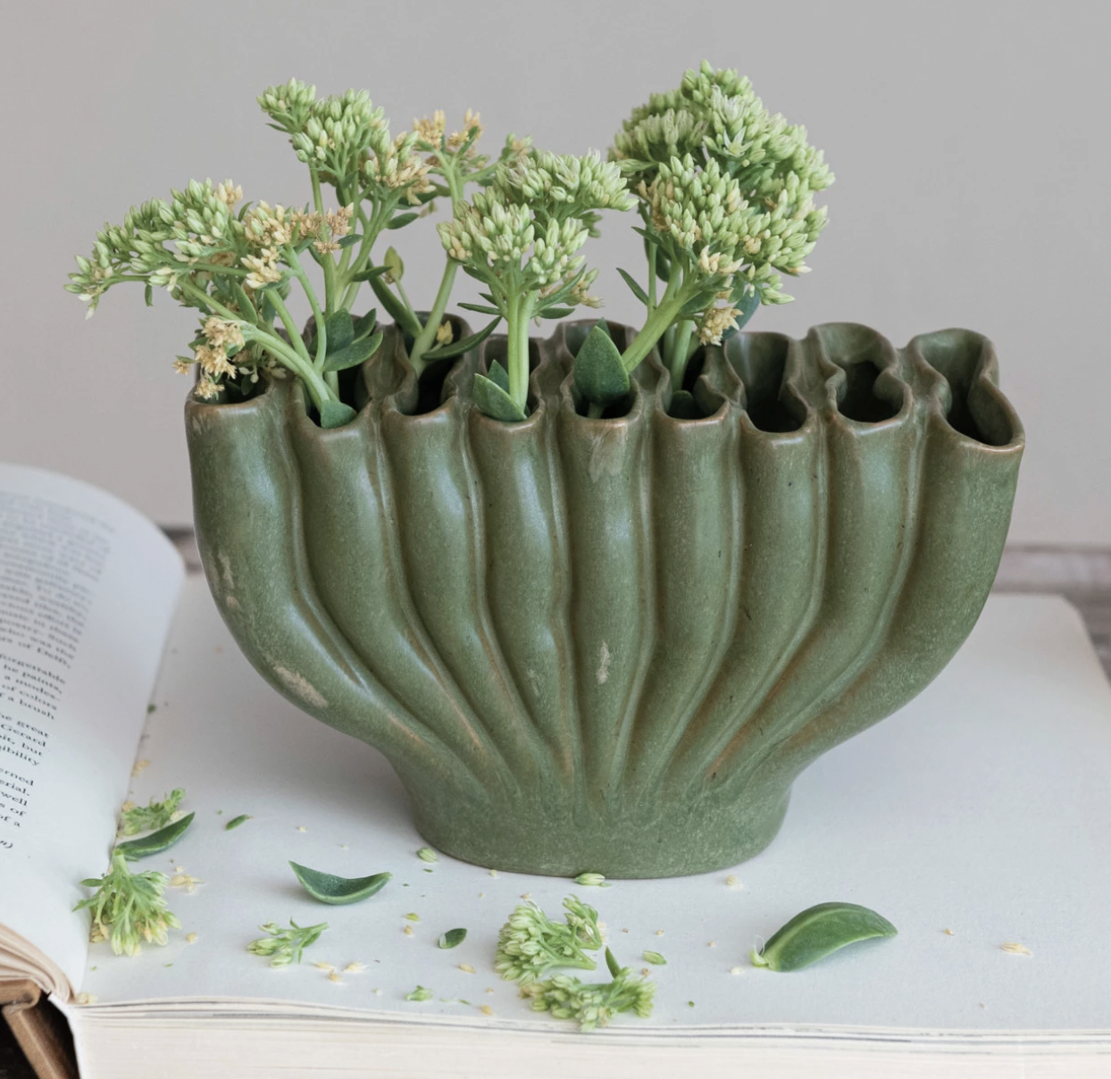 Stoneware Sculptural Vase