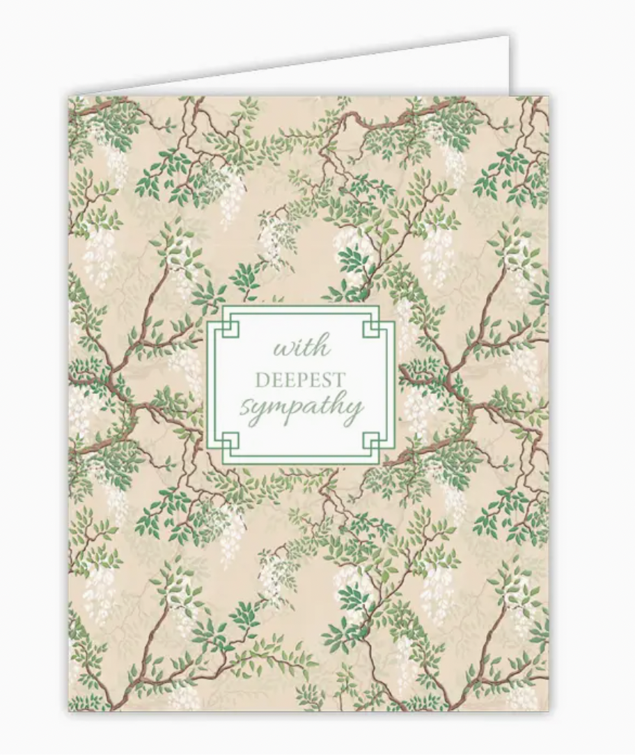 Deepest Sympathy Tree Branches Card