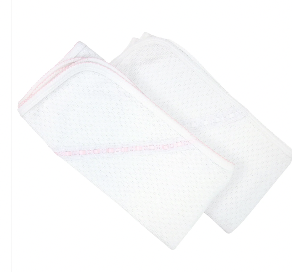 Paty Knit Swaddle with Eyelet