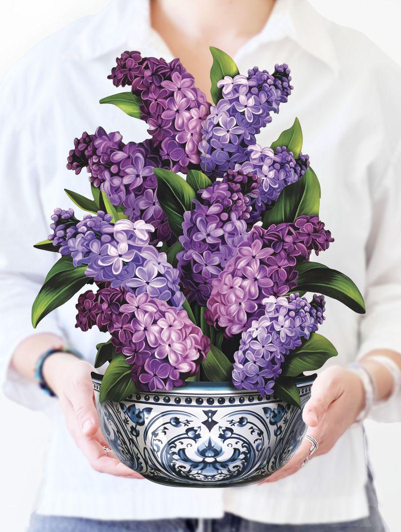 Garden Lilacs 3D Card
