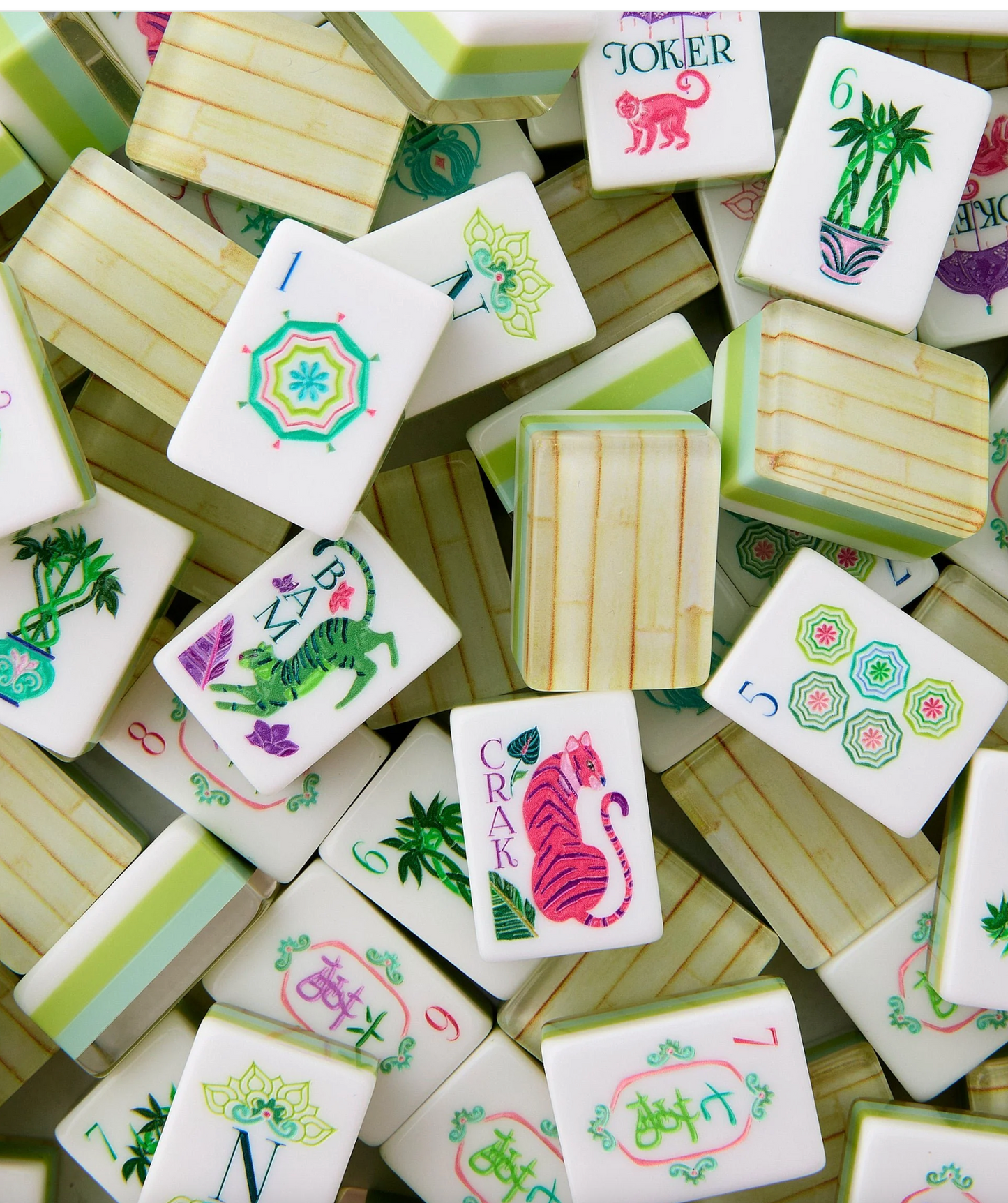 Palm Royale Mahjong Tiles