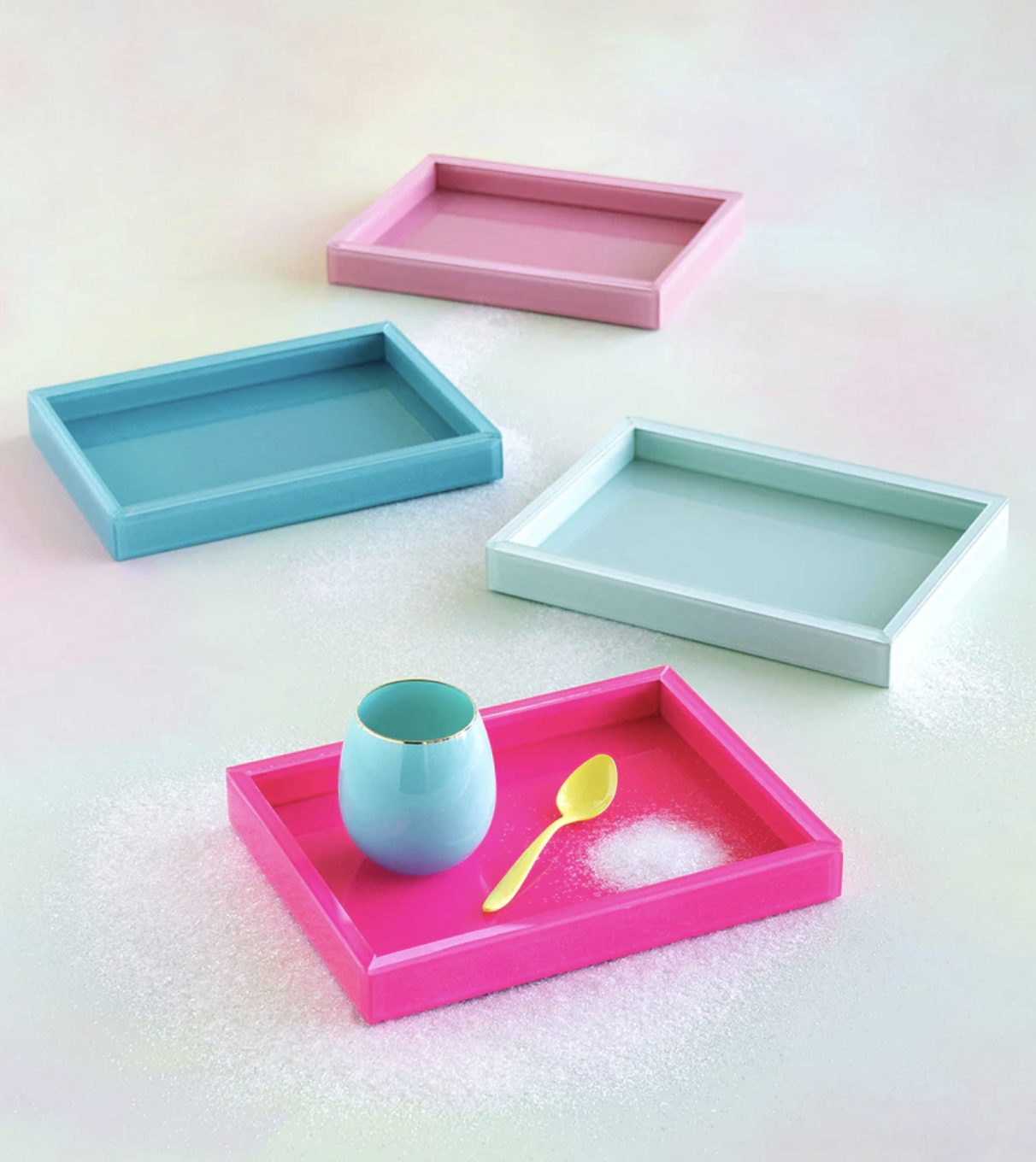 Rainbow Glass Tray