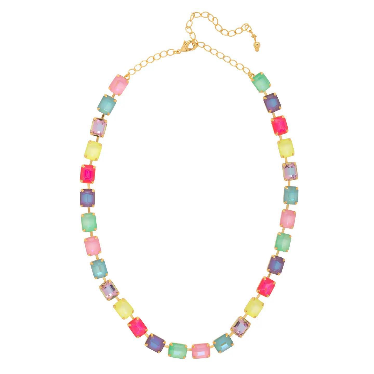 Octavia Vibrant Tennis Necklace