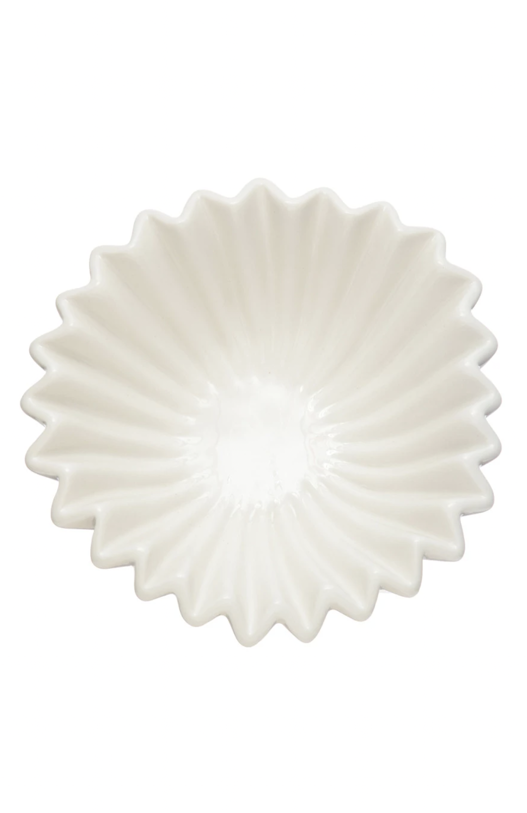 Stoneware Fluted Bowl