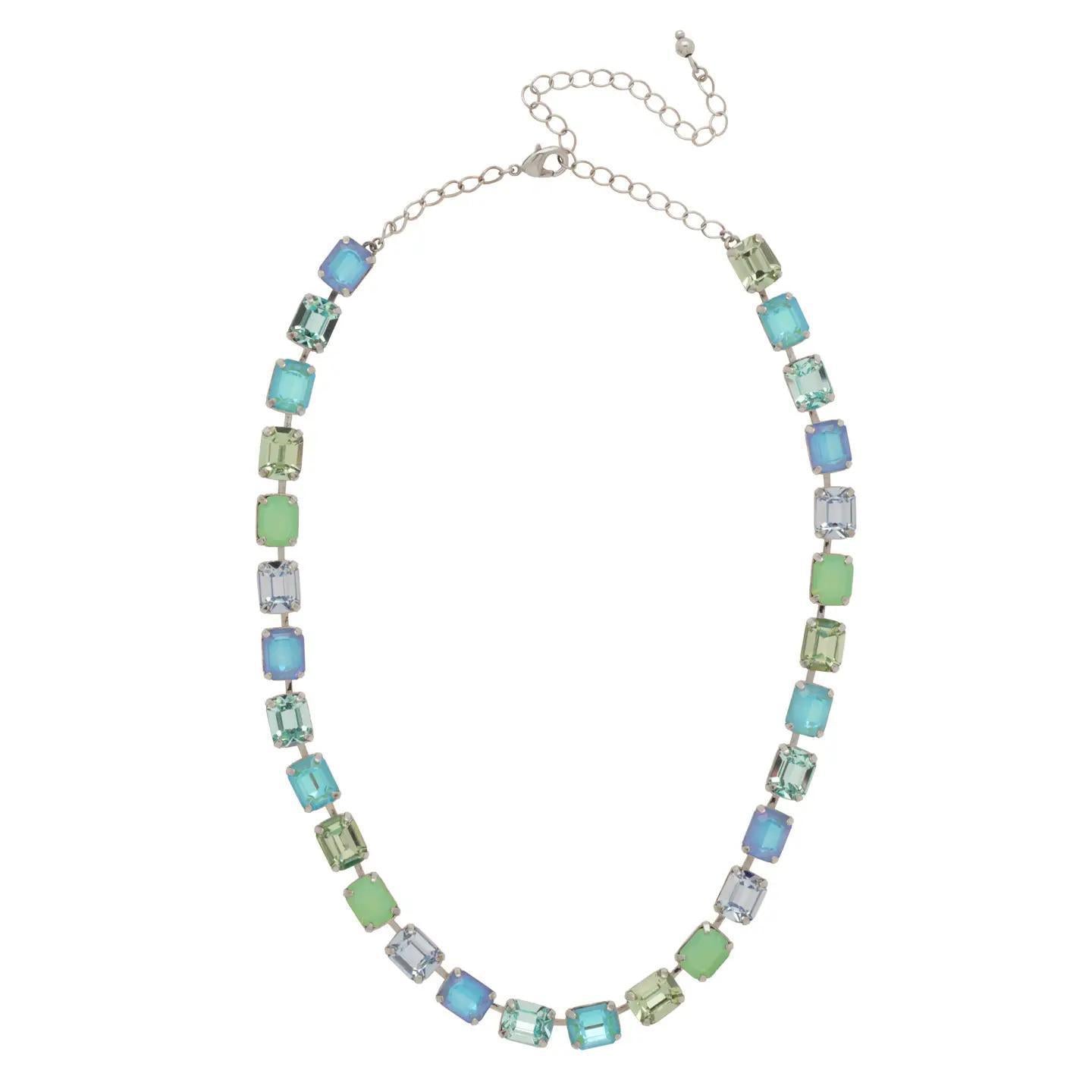 Matilda Blue Tennis Necklace