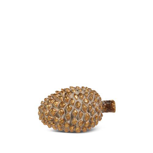Gilded Pinecone Sm 5.5"