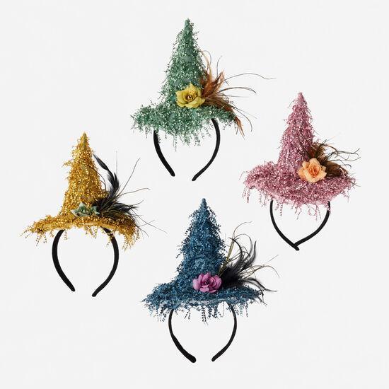 Shaggy Witch Hat Headband