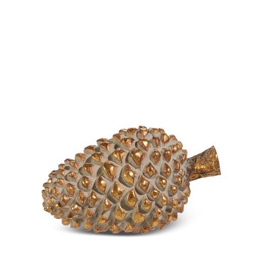 Gilded Pine Cone Lg 7"