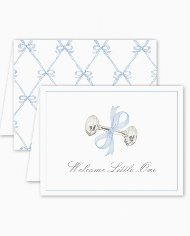 Rattle and Bow Card