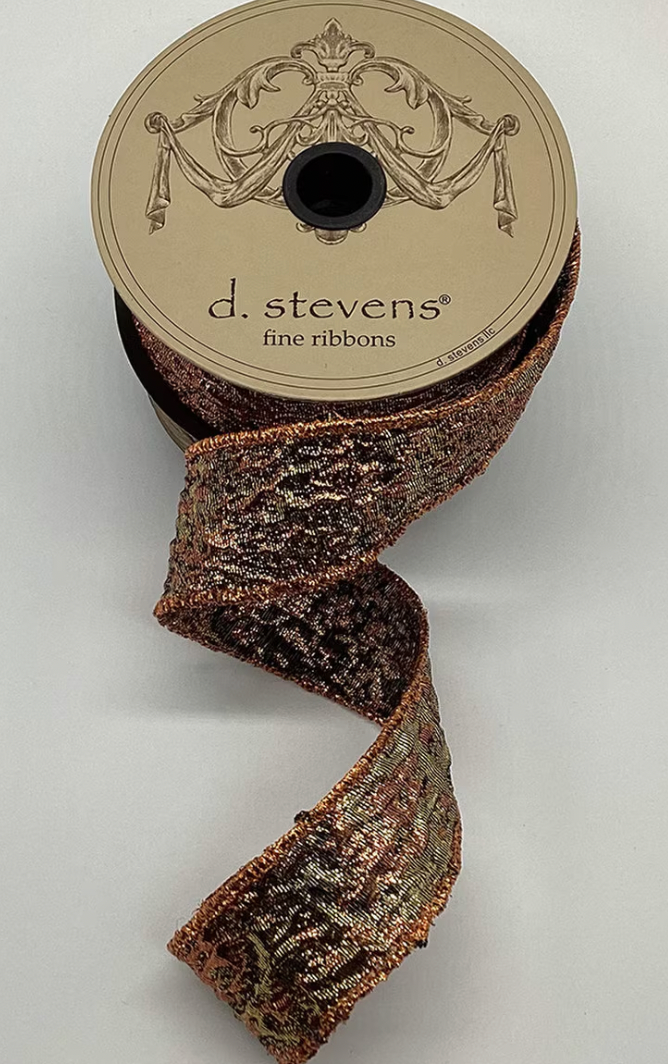 1.5" Crushed Copper Ribbon