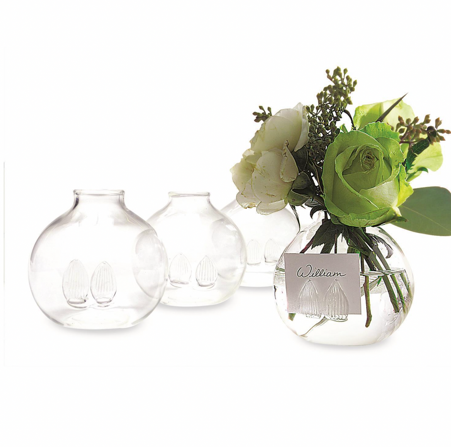 S/4 Flower Place Card Holders