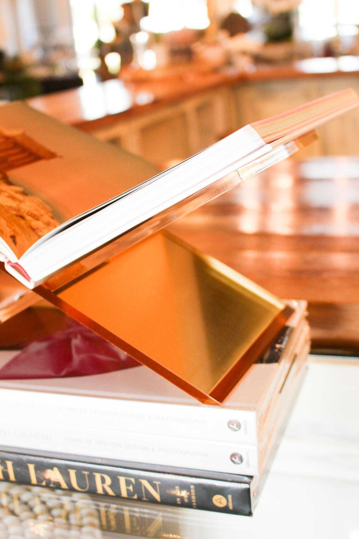 Lucite Book Stand