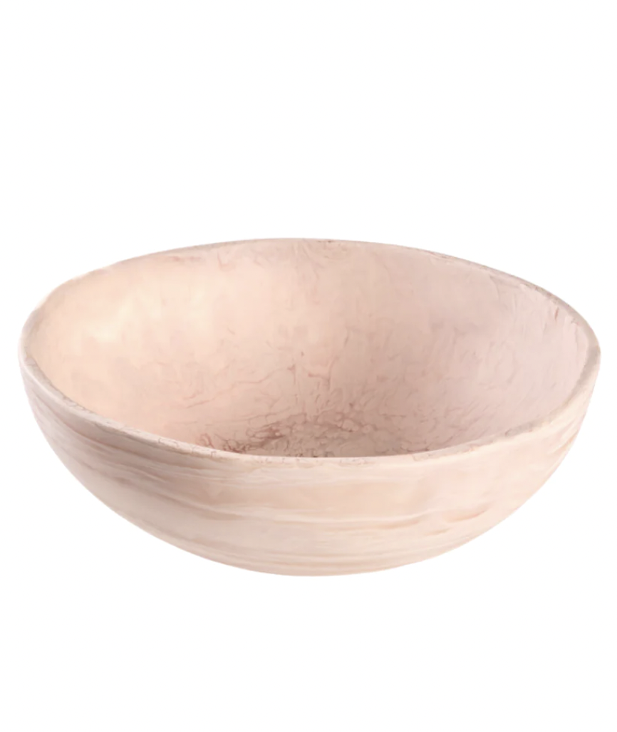 Blush Swirl Wave Bowl