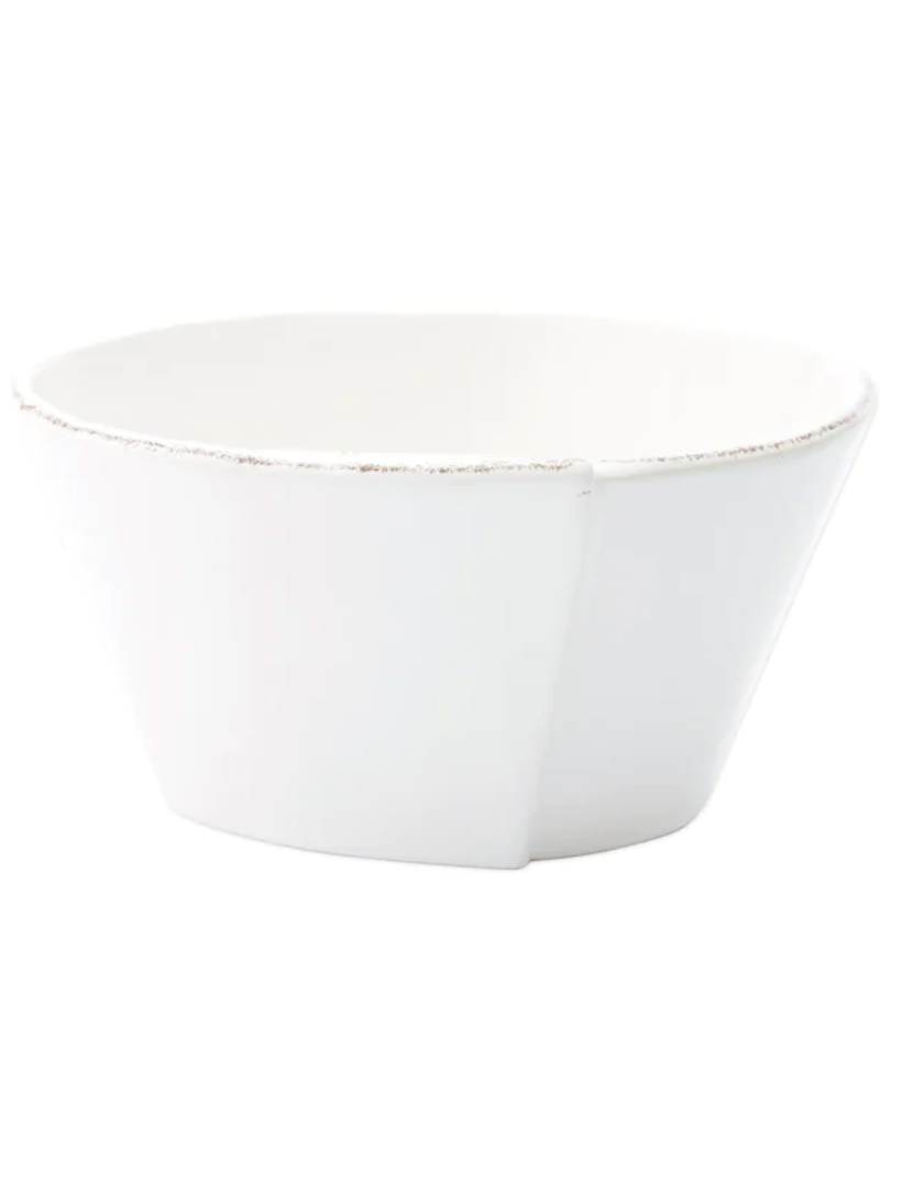 Lastra White Cereal Bowl