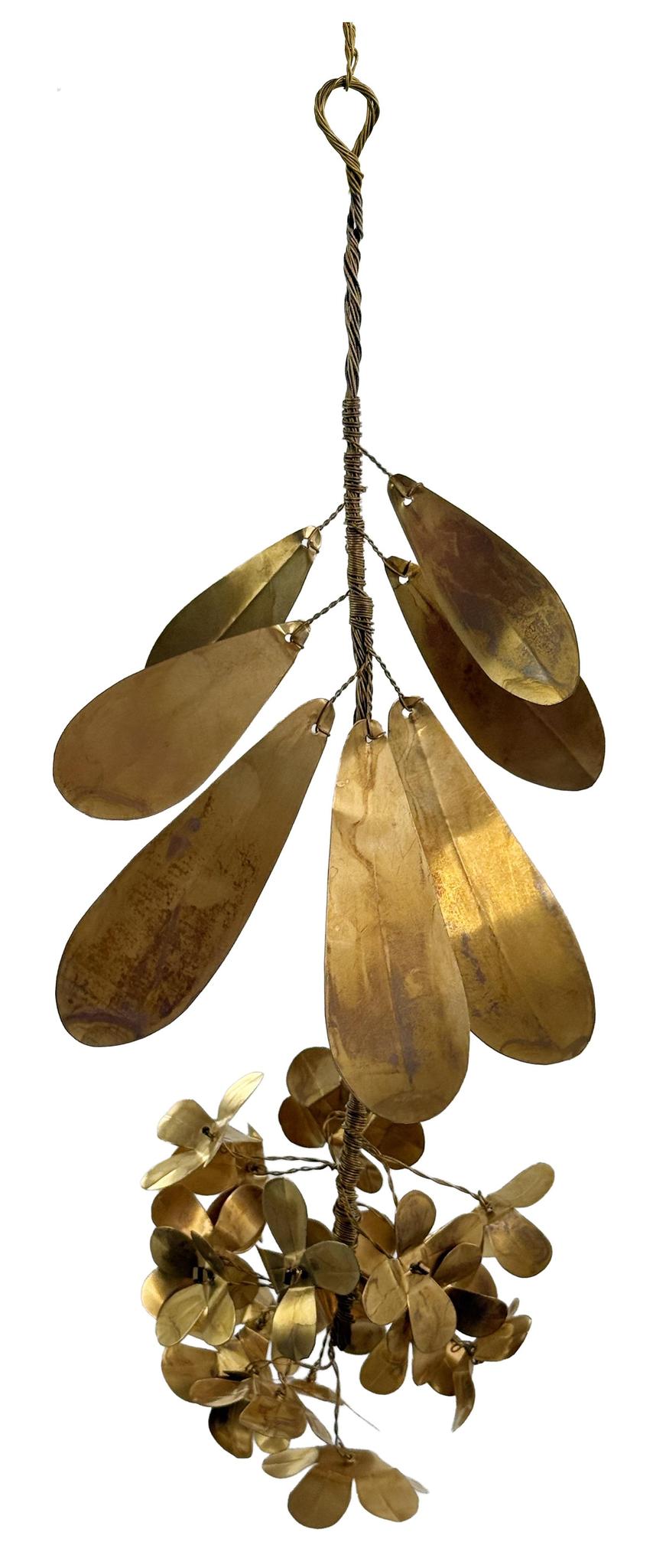 Brass Hydrangea Ornament