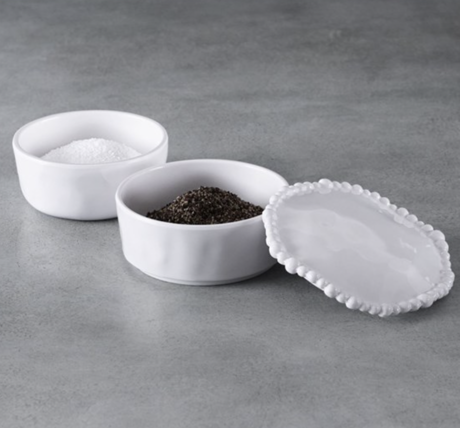 VIDA Alegria Stackable Salt-Pepper Cellar with Lid