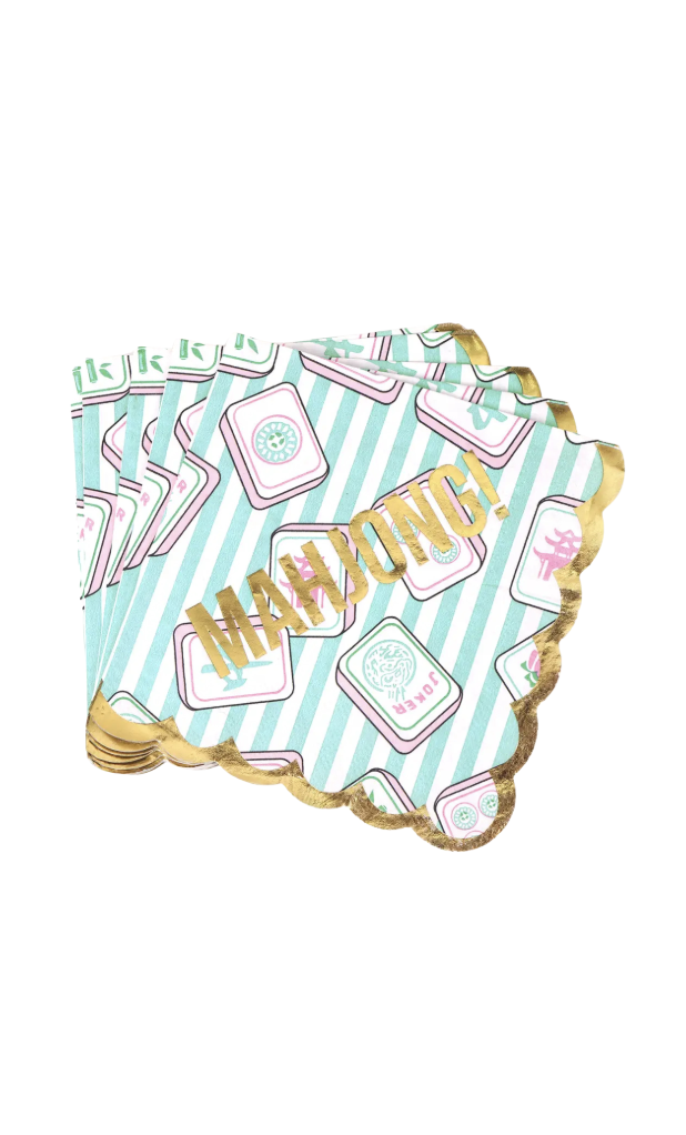 Mahjong Beverage Napkin