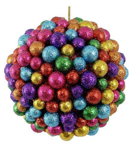 Glitter Multicolor Ornament