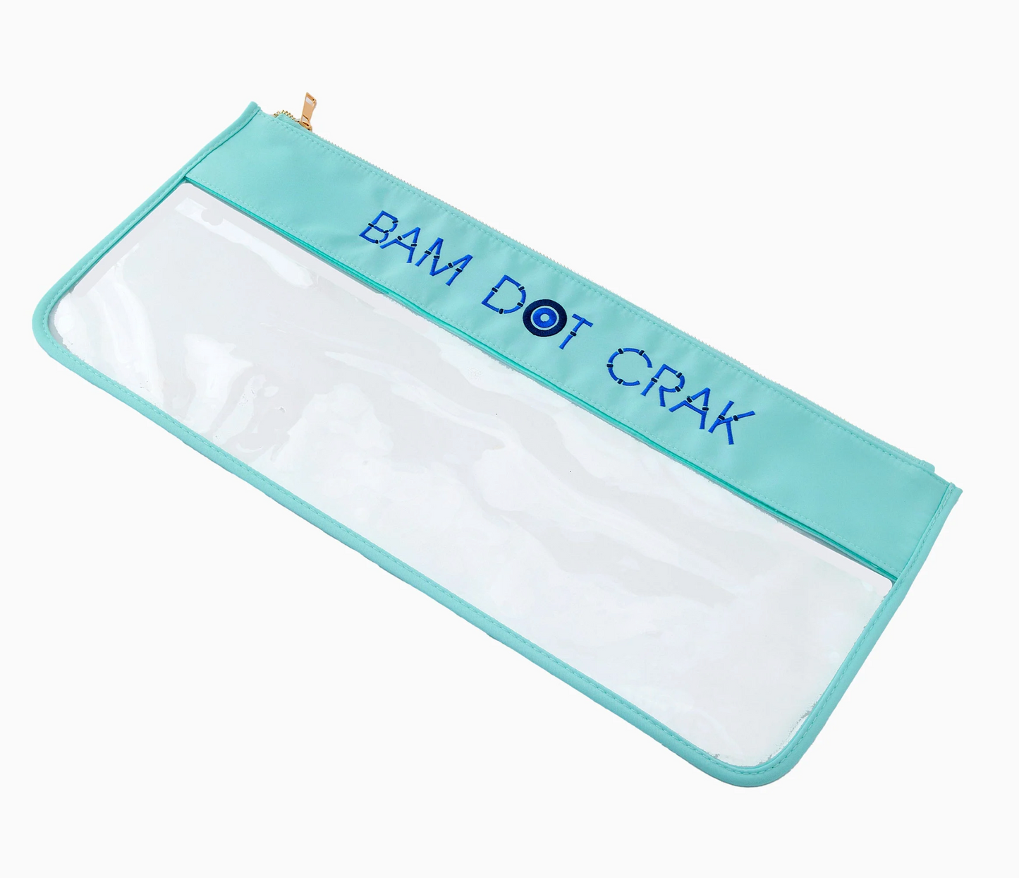 Mint Bam Dot Crack Mahjong Bag