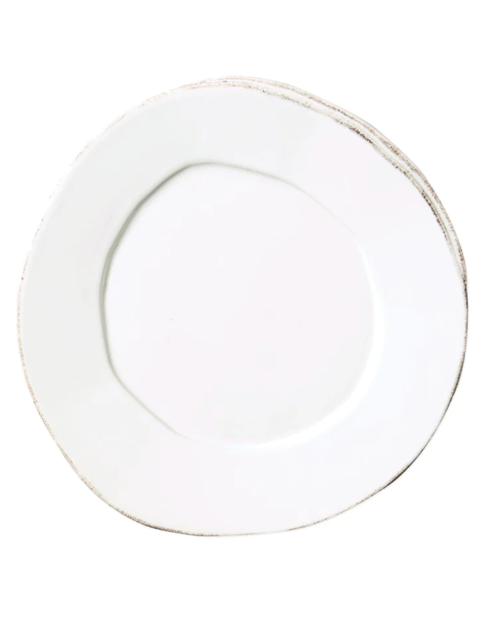 Lastra White Salad Plate