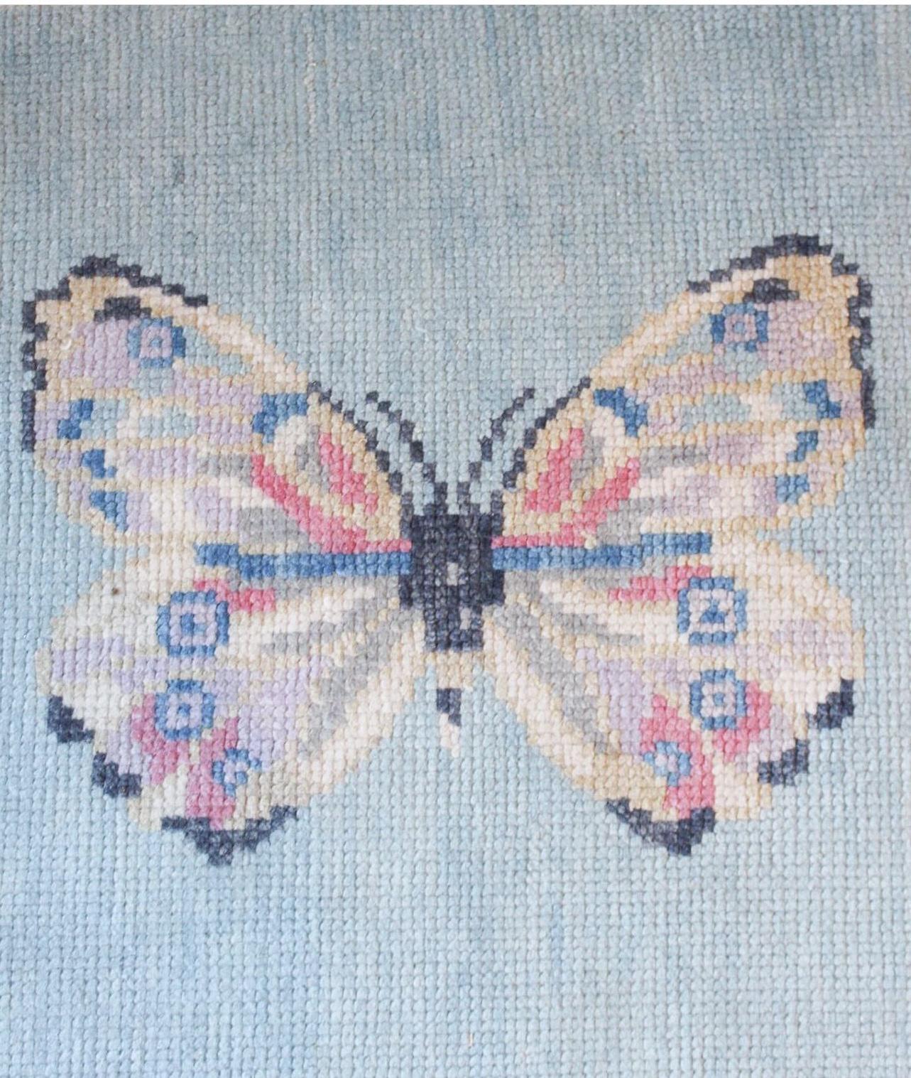 2x3 Butterfly Oushak Rug