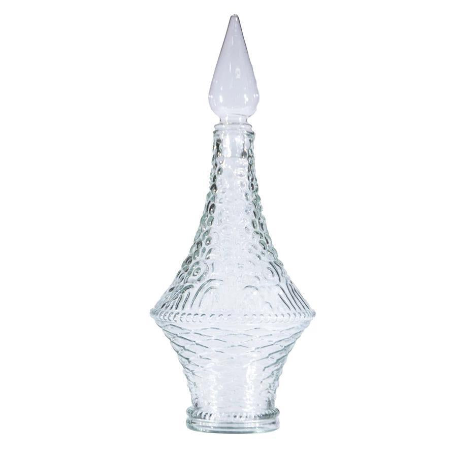 Pressed Glass Decanter