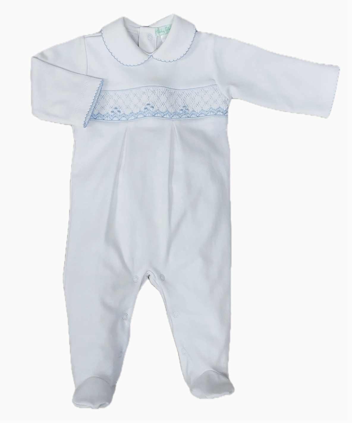 Eden Blue Baby Boy Footie