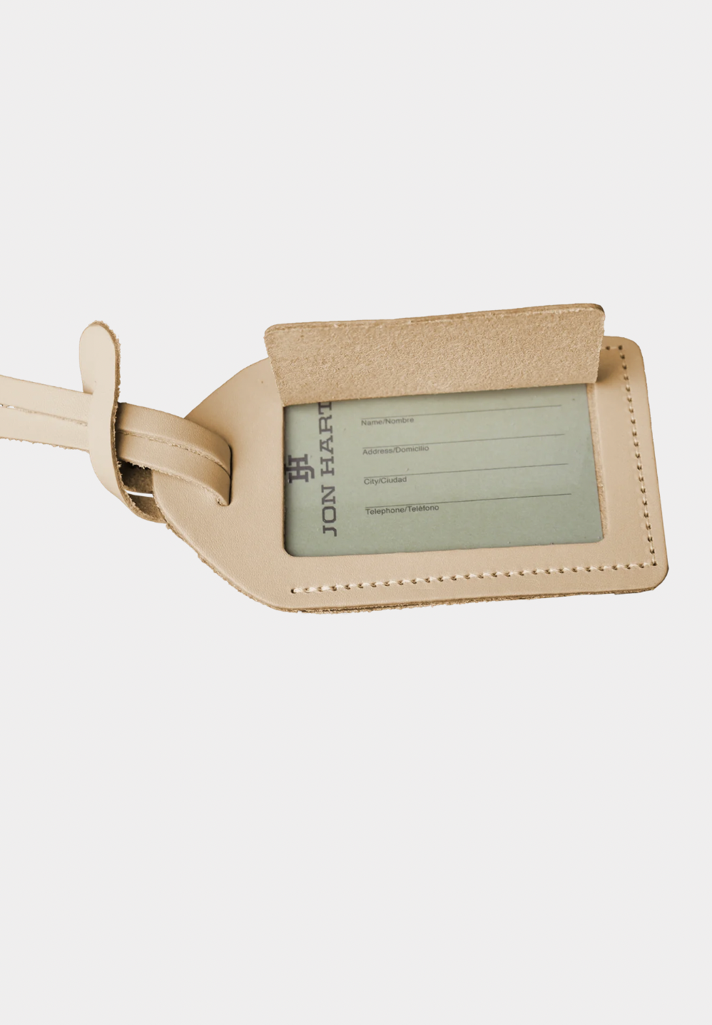 JH Leather Luggage Tag
