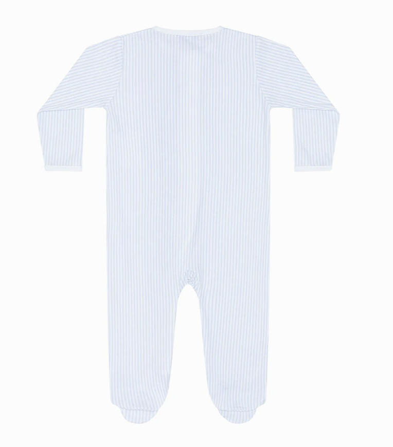 Blue Stripe Footie