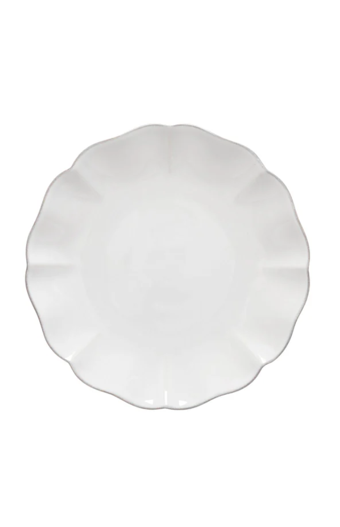 Rosa White Salad Plate