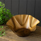 Gold Wavy Bowl