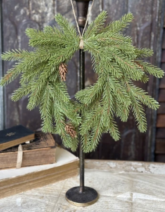 12" Arden Fir Hanging Wreath