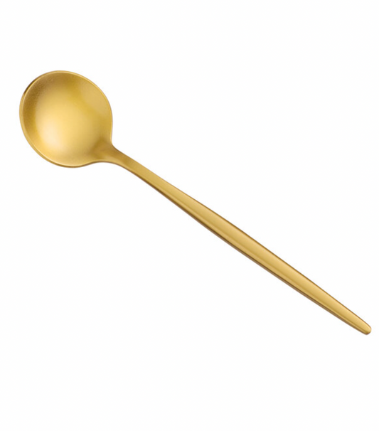 Gold thin spoon