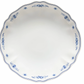 Vila White-Blue Low Serving Bowl