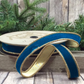 1" Teal Velvet Ribbon