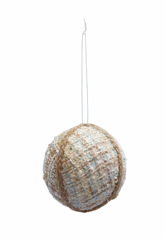 4" Pastel Tweed Ornament