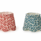 Scalloped Floral Fabric Lampshade
