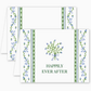 Broderie Bleue Wedding Card